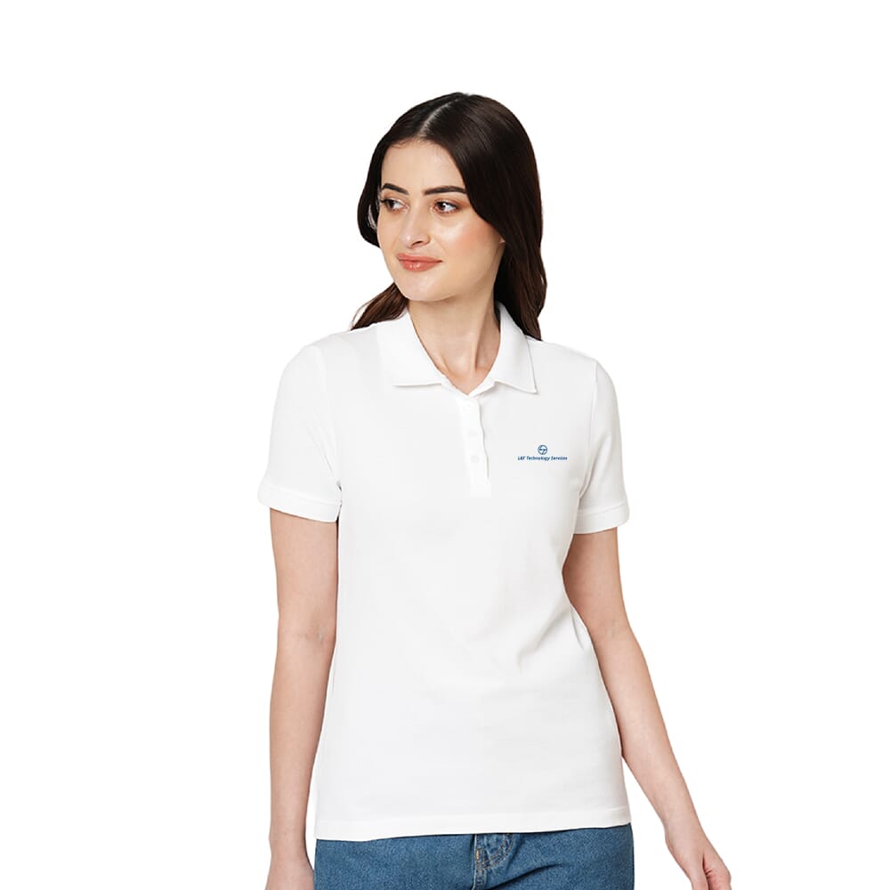 Vero moda Women's Polo T-Shirt - White